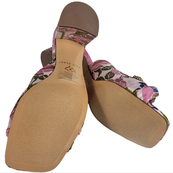 Katy Perry Tooliped Twisted Slip-on Sandals Vintage Pink 5.5 - Picture 8 of 8